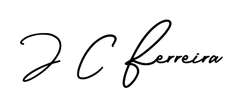 Elevate your brand with a stunning J C Ferreira eSignature. The AmerikaSignatureDemo-Regular style provides a balanced, flowing aesthetic for everyday signing. J C Ferreira signature style 3 images and pictures png