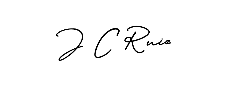 It looks lik you need a new signature style for name J C Ruiz. Design unique handwritten (AmerikaSignatureDemo-Regular) signature with our free signature maker in just a few clicks. J C Ruiz signature style 3 images and pictures png