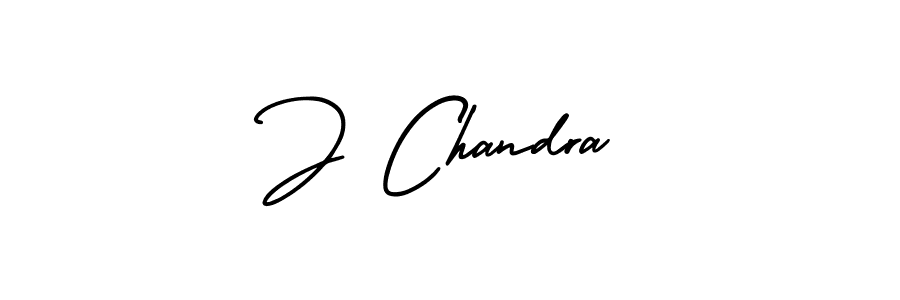 Create a beautiful signature design for name J Chandra. With this signature (AmerikaSignatureDemo-Regular) fonts, you can make a handwritten signature for free. J Chandra signature style 3 images and pictures png