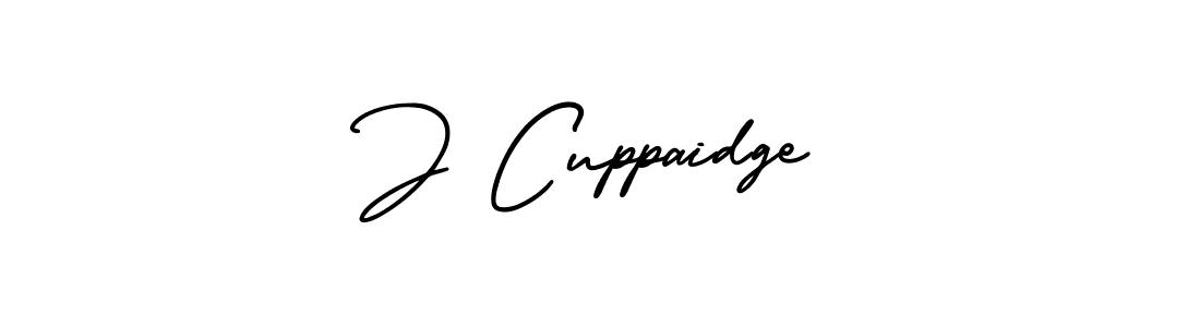 Design your own signature with our free online signature maker. With this signature software, you can create a handwritten (AmerikaSignatureDemo-Regular) signature for name J Cuppaidge. J Cuppaidge signature style 3 images and pictures png