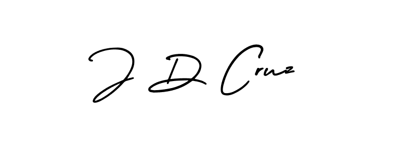 Use a signature maker to create a handwritten signature online. With this signature software, you can design (AmerikaSignatureDemo-Regular) your own signature for name J D Cruz. J D Cruz signature style 3 images and pictures png