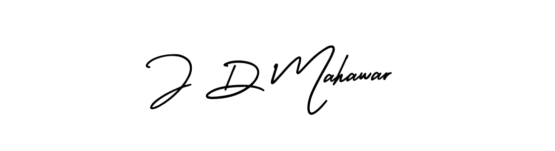 Design your own signature with our free online signature maker. With this signature software, you can create a handwritten (AmerikaSignatureDemo-Regular) signature for name J D Mahawar. J D Mahawar signature style 3 images and pictures png