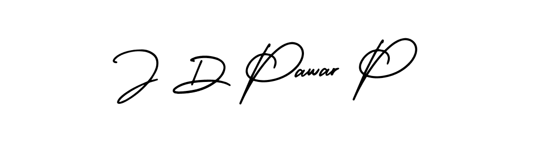Also we have J D Pawar P name is the best signature style. Create professional handwritten signature collection using AmerikaSignatureDemo-Regular autograph style. J D Pawar P signature style 3 images and pictures png