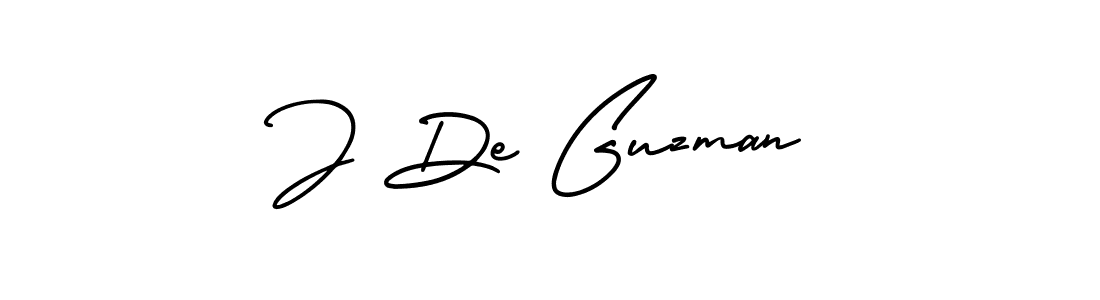 Use a signature maker to create a handwritten signature online. With this signature software, you can design (AmerikaSignatureDemo-Regular) your own signature for name J De Guzman. J De Guzman signature style 3 images and pictures png