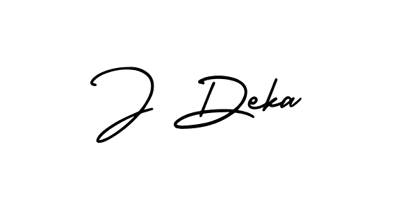 if you are searching for the best signature style for your name J Deka. so please give up your signature search. here we have designed multiple signature styles  using AmerikaSignatureDemo-Regular. J Deka signature style 3 images and pictures png