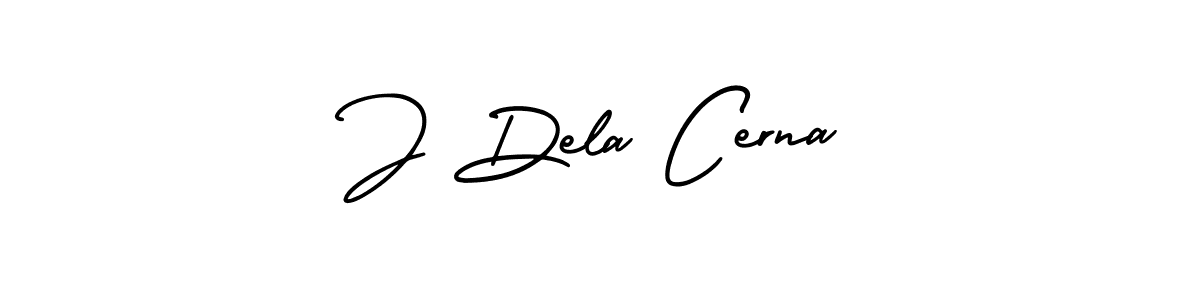 J Dela Cerna stylish signature style. Best Handwritten Sign (AmerikaSignatureDemo-Regular) for my name. Handwritten Signature Collection Ideas for my name J Dela Cerna. J Dela Cerna signature style 3 images and pictures png
