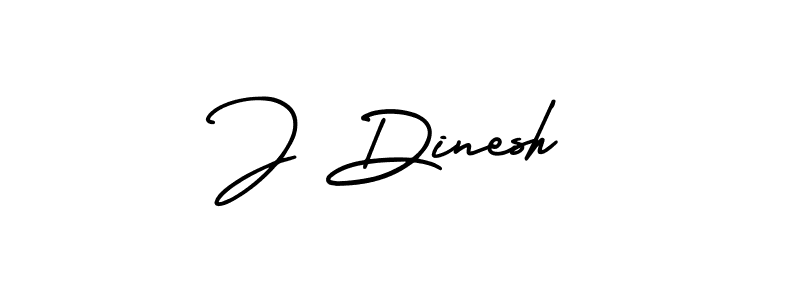 Also we have J Dinesh name is the best signature style. Create professional handwritten signature collection using AmerikaSignatureDemo-Regular autograph style. J Dinesh signature style 3 images and pictures png