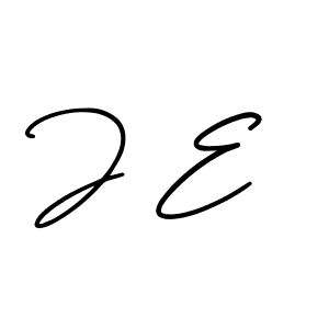This is the best signature style for the J E name. Also you like these signature font (AmerikaSignatureDemo-Regular). Mix name signature. J E signature style 3 images and pictures png