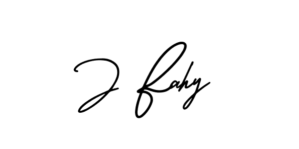 How to Draw J Fahy signature style? AmerikaSignatureDemo-Regular is a latest design signature styles for name J Fahy. J Fahy signature style 3 images and pictures png