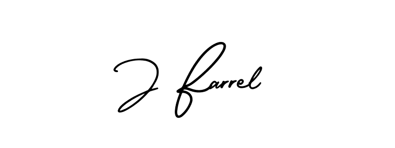 Best and Professional Signature Style for J Farrel. AmerikaSignatureDemo-Regular Best Signature Style Collection. J Farrel signature style 3 images and pictures png