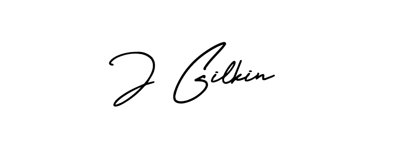 Also You can easily find your signature by using the search form. We will create J Gilkin name handwritten signature images for you free of cost using AmerikaSignatureDemo-Regular sign style. J Gilkin signature style 3 images and pictures png