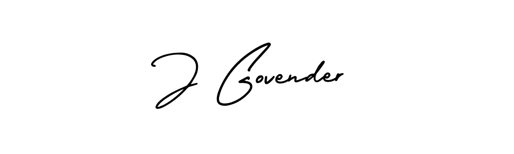 Also we have J Govender name is the best signature style. Create professional handwritten signature collection using AmerikaSignatureDemo-Regular autograph style. J Govender signature style 3 images and pictures png