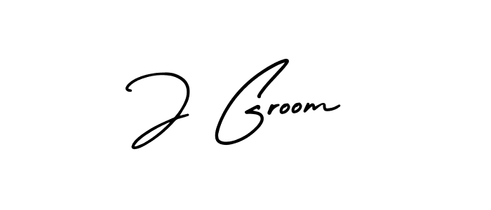 How to make J Groom signature? AmerikaSignatureDemo-Regular is a professional autograph style. Create handwritten signature for J Groom name. J Groom signature style 3 images and pictures png
