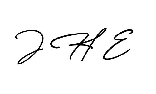 Also You can easily find your signature by using the search form. We will create J H E name handwritten signature images for you free of cost using AmerikaSignatureDemo-Regular sign style. J H E signature style 3 images and pictures png