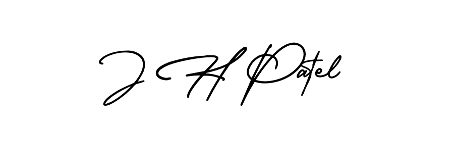 Also we have J H Patel name is the best signature style. Create professional handwritten signature collection using AmerikaSignatureDemo-Regular autograph style. J H Patel signature style 3 images and pictures png