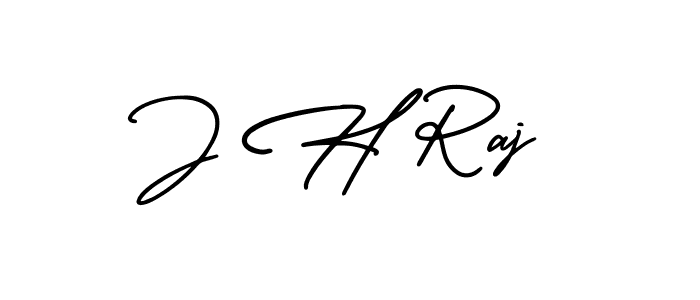 How to make J H Raj signature? AmerikaSignatureDemo-Regular is a professional autograph style. Create handwritten signature for J H Raj name. J H Raj signature style 3 images and pictures png