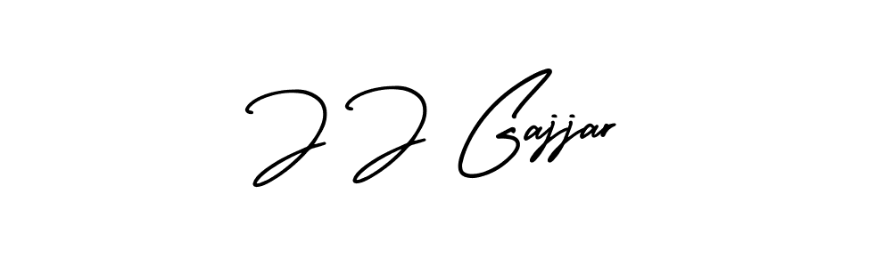 Also we have J J Gajjar name is the best signature style. Create professional handwritten signature collection using AmerikaSignatureDemo-Regular autograph style. J J Gajjar signature style 3 images and pictures png