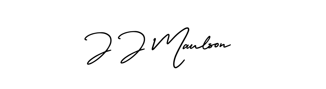 Make a beautiful signature design for name J J Maulson. Use this online signature maker to create a handwritten signature for free. J J Maulson signature style 3 images and pictures png