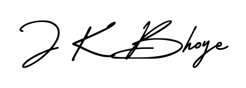 Make a beautiful signature design for name J K Bhoye. Use this online signature maker to create a handwritten signature for free. J K Bhoye signature style 3 images and pictures png