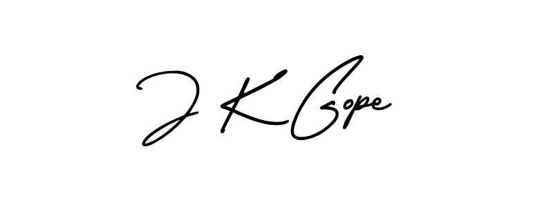 How to make J K Gope signature? AmerikaSignatureDemo-Regular is a professional autograph style. Create handwritten signature for J K Gope name. J K Gope signature style 3 images and pictures png