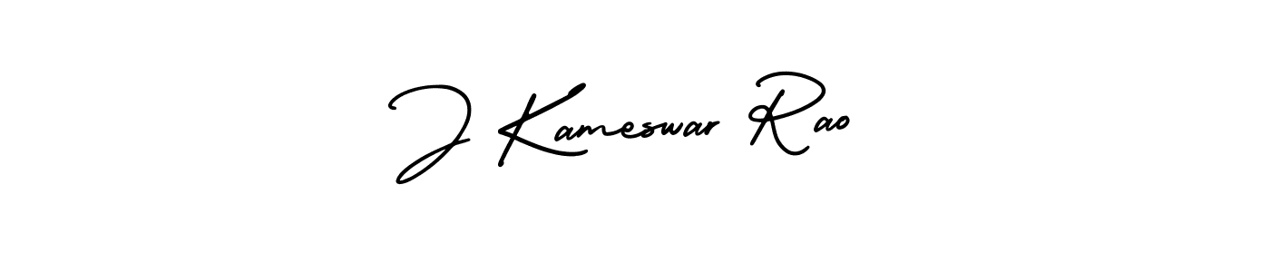 Design your own signature with our free online signature maker. With this signature software, you can create a handwritten (AmerikaSignatureDemo-Regular) signature for name J Kameswar Rao. J Kameswar Rao signature style 3 images and pictures png
