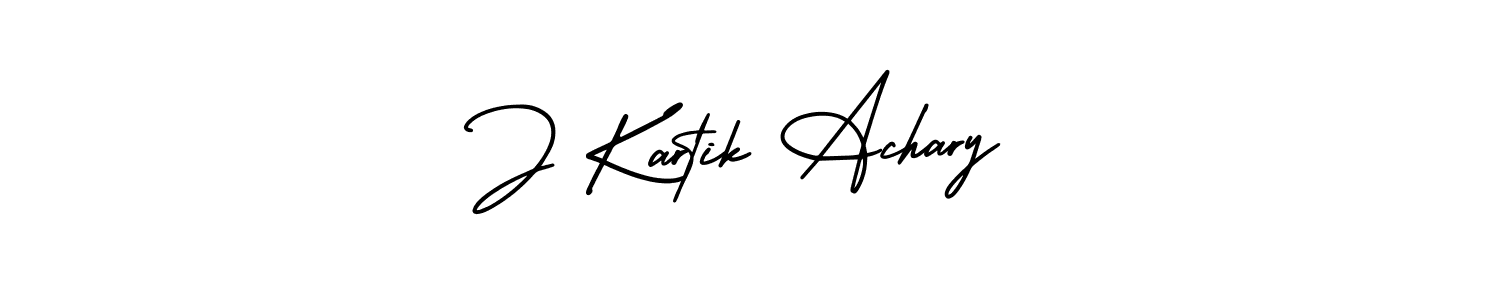 It looks lik you need a new signature style for name J Kartik Achary. Design unique handwritten (AmerikaSignatureDemo-Regular) signature with our free signature maker in just a few clicks. J Kartik Achary signature style 3 images and pictures png