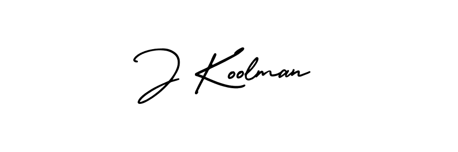 Also You can easily find your signature by using the search form. We will create J Koolman name handwritten signature images for you free of cost using AmerikaSignatureDemo-Regular sign style. J Koolman signature style 3 images and pictures png