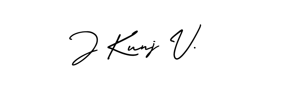 Make a short J Kunj V. signature style. Manage your documents anywhere anytime using AmerikaSignatureDemo-Regular. Create and add eSignatures, submit forms, share and send files easily. J Kunj V. signature style 3 images and pictures png