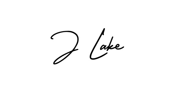 AmerikaSignatureDemo-Regular is a professional signature style that is perfect for those who want to add a touch of class to their signature. It is also a great choice for those who want to make their signature more unique. Get J Lake name to fancy signature for free. J Lake signature style 3 images and pictures png