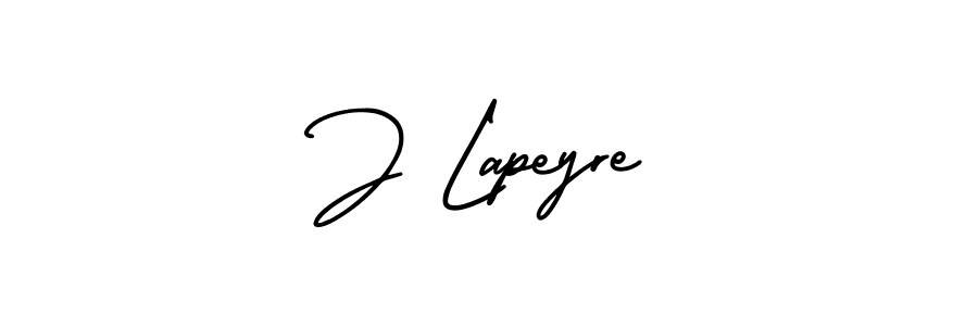 It looks lik you need a new signature style for name J Lapeyre. Design unique handwritten (AmerikaSignatureDemo-Regular) signature with our free signature maker in just a few clicks. J Lapeyre signature style 3 images and pictures png