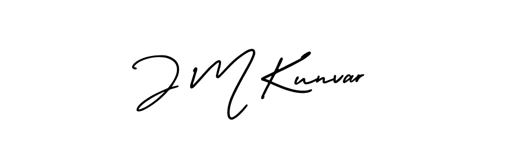 It looks lik you need a new signature style for name J M Kunvar. Design unique handwritten (AmerikaSignatureDemo-Regular) signature with our free signature maker in just a few clicks. J M Kunvar signature style 3 images and pictures png