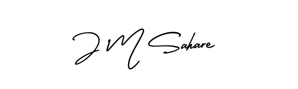 How to Draw J M Sahare signature style? AmerikaSignatureDemo-Regular is a latest design signature styles for name J M Sahare. J M Sahare signature style 3 images and pictures png