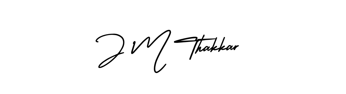 Make a beautiful signature design for name J M Thakkar. Use this online signature maker to create a handwritten signature for free. J M Thakkar signature style 3 images and pictures png
