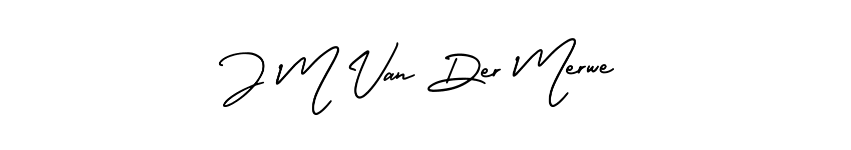 Also You can easily find your signature by using the search form. We will create J M Van Der Merwe name handwritten signature images for you free of cost using AmerikaSignatureDemo-Regular sign style. J M Van Der Merwe signature style 3 images and pictures png