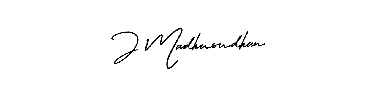 Also we have J Madhusudhan name is the best signature style. Create professional handwritten signature collection using AmerikaSignatureDemo-Regular autograph style. J Madhusudhan signature style 3 images and pictures png