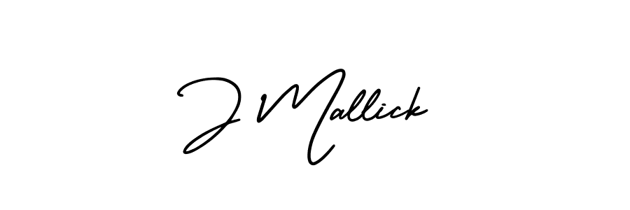 Best and Professional Signature Style for J Mallick. AmerikaSignatureDemo-Regular Best Signature Style Collection. J Mallick signature style 3 images and pictures png