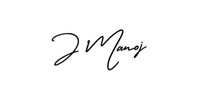 AmerikaSignatureDemo-Regular is a professional signature style that is perfect for those who want to add a touch of class to their signature. It is also a great choice for those who want to make their signature more unique. Get J Manoj name to fancy signature for free. J Manoj signature style 3 images and pictures png