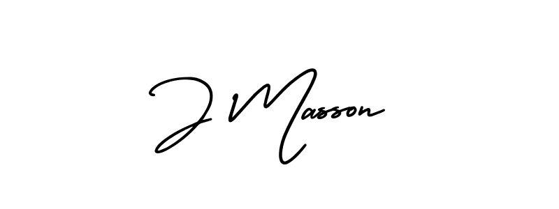 This is the best signature style for the J Masson name. Also you like these signature font (AmerikaSignatureDemo-Regular). Mix name signature. J Masson signature style 3 images and pictures png