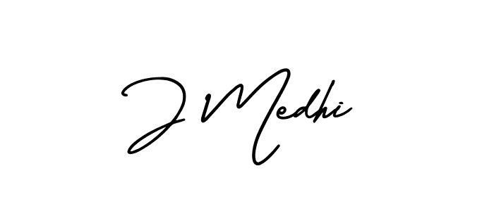 Also You can easily find your signature by using the search form. We will create J Medhi name handwritten signature images for you free of cost using AmerikaSignatureDemo-Regular sign style. J Medhi signature style 3 images and pictures png