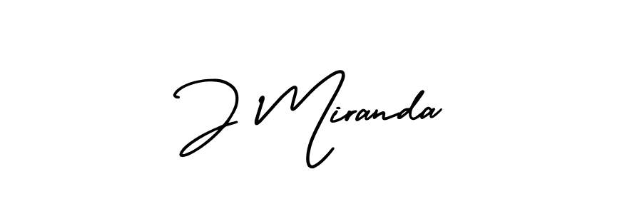 AmerikaSignatureDemo-Regular is a professional signature style that is perfect for those who want to add a touch of class to their signature. It is also a great choice for those who want to make their signature more unique. Get J Miranda name to fancy signature for free. J Miranda signature style 3 images and pictures png