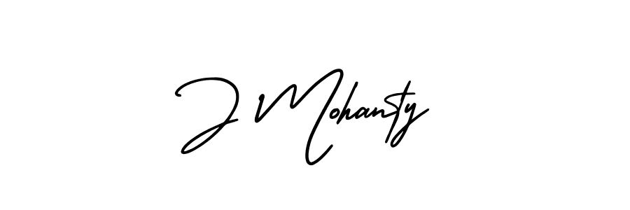 if you are searching for the best signature style for your name J Mohanty. so please give up your signature search. here we have designed multiple signature styles  using AmerikaSignatureDemo-Regular. J Mohanty signature style 3 images and pictures png