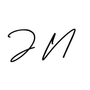 Make a beautiful signature design for name J N. Use this online signature maker to create a handwritten signature for free. J N signature style 3 images and pictures png