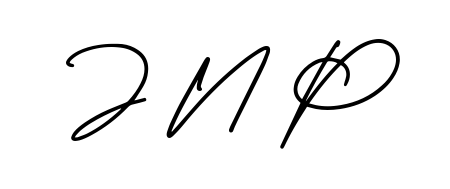 Design your own signature with our free online signature maker. With this signature software, you can create a handwritten (AmerikaSignatureDemo-Regular) signature for name J N P. J N P signature style 3 images and pictures png