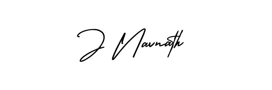How to make J Navnath signature? AmerikaSignatureDemo-Regular is a professional autograph style. Create handwritten signature for J Navnath name. J Navnath signature style 3 images and pictures png