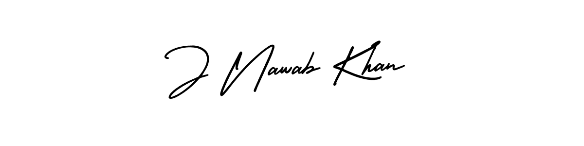 How to Draw J Nawab Khan signature style? AmerikaSignatureDemo-Regular is a latest design signature styles for name J Nawab Khan. J Nawab Khan signature style 3 images and pictures png