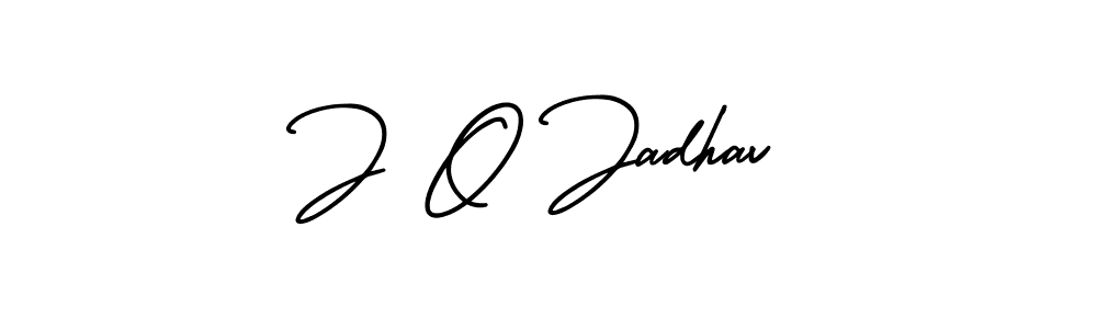 Make a beautiful signature design for name J O Jadhav. Use this online signature maker to create a handwritten signature for free. J O Jadhav signature style 3 images and pictures png