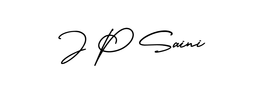 Best and Professional Signature Style for J P Saini. AmerikaSignatureDemo-Regular Best Signature Style Collection. J P Saini signature style 3 images and pictures png