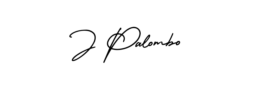 The best way (AmerikaSignatureDemo-Regular) to make a short signature is to pick only two or three words in your name. The name J Palombo include a total of six letters. For converting this name. J Palombo signature style 3 images and pictures png