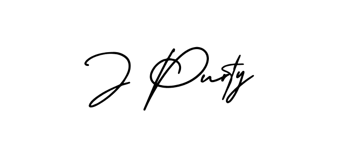 How to make J Purty signature? AmerikaSignatureDemo-Regular is a professional autograph style. Create handwritten signature for J Purty name. J Purty signature style 3 images and pictures png