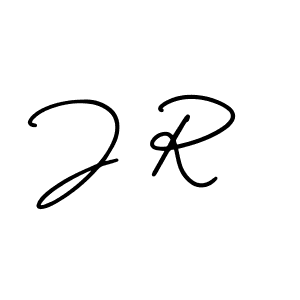Use a signature maker to create a handwritten signature online. With this signature software, you can design (AmerikaSignatureDemo-Regular) your own signature for name J R. J R signature style 3 images and pictures png